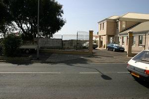 Rosia Road site: West view